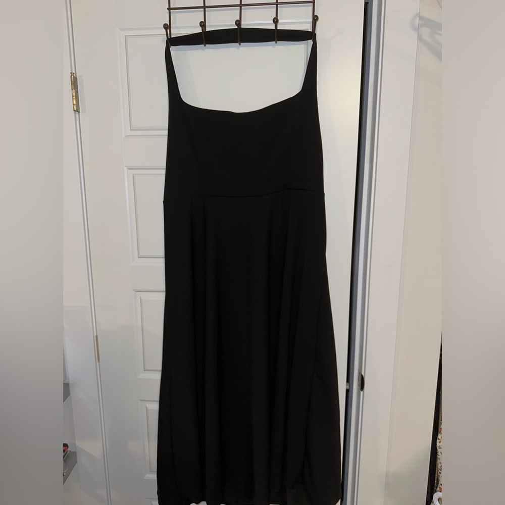 Fashion nova black halter dress